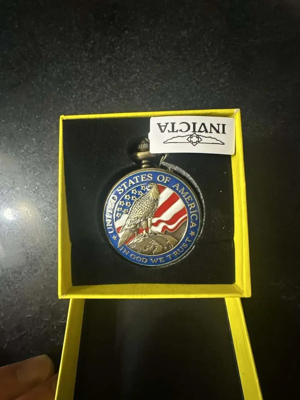 Invicta Vintage Series USA Eagle Pocket Watch